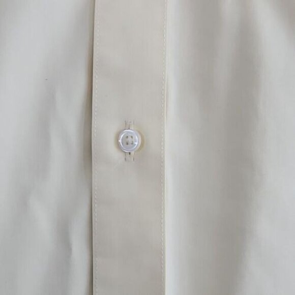 Roberto Villini Button-Up Shirt Men's 16 32-33 Yellow Long Sleeve Non-Iron - Picture 11 of 15